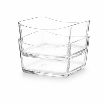 Blomus Set of 2 Square Glass Bowls