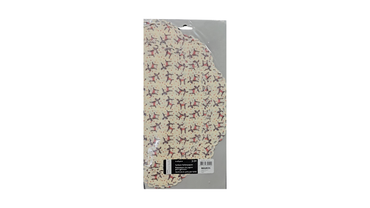 Holiday Elegance-Christmas White Cake Paper Set of 6