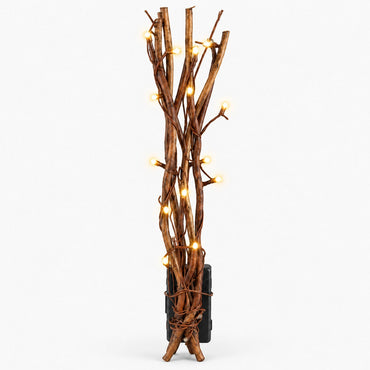 Cucina & Tavola LED Decorative Twig Branches – 5 Branches, 12 Warm White LEDs
