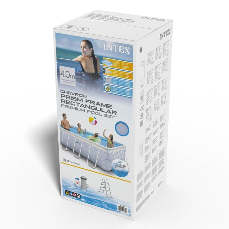 Intex Rectangular Chevron Swimming Pool