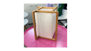 White Wooden Table Lamp
