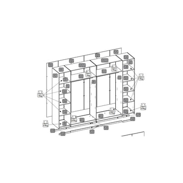 MEGA wardrobe - Made in Germany