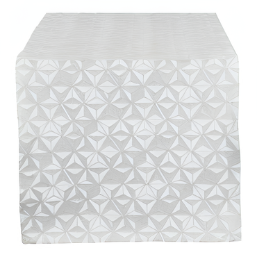 Holiday Elegance – Runner Silver & White