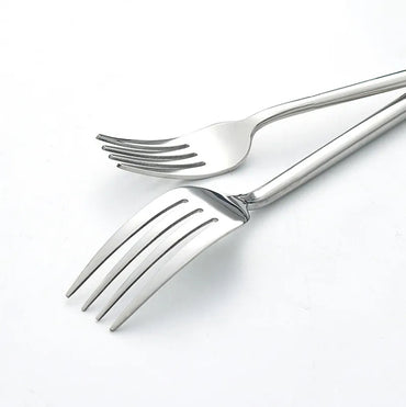 Danny Home 6-Pieces Stainless Steel Forks Silverware Flatware