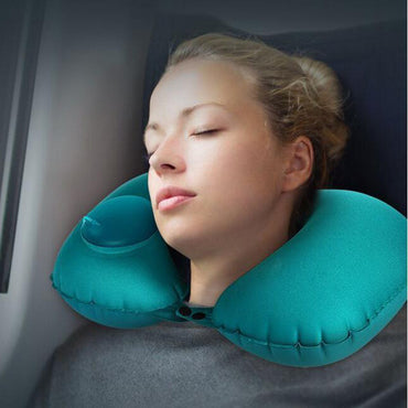 PMF U-Shaped Travel neck pillow, integrated air pump