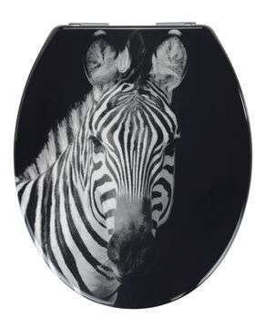 Toilet Seat Zebra by Wenko.de
