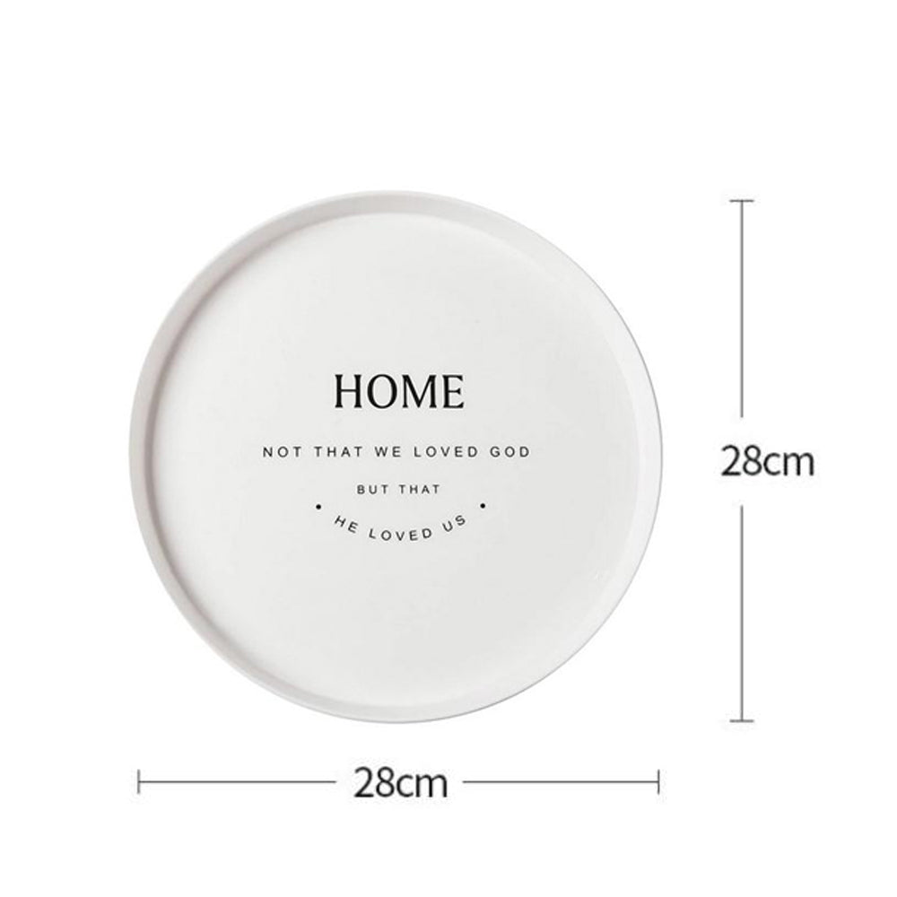 Melamine Round serving tray 28 cm