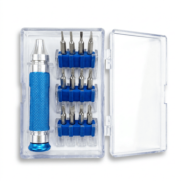 Migros 13-Piece Precision Screwdriver Set With Storage Case