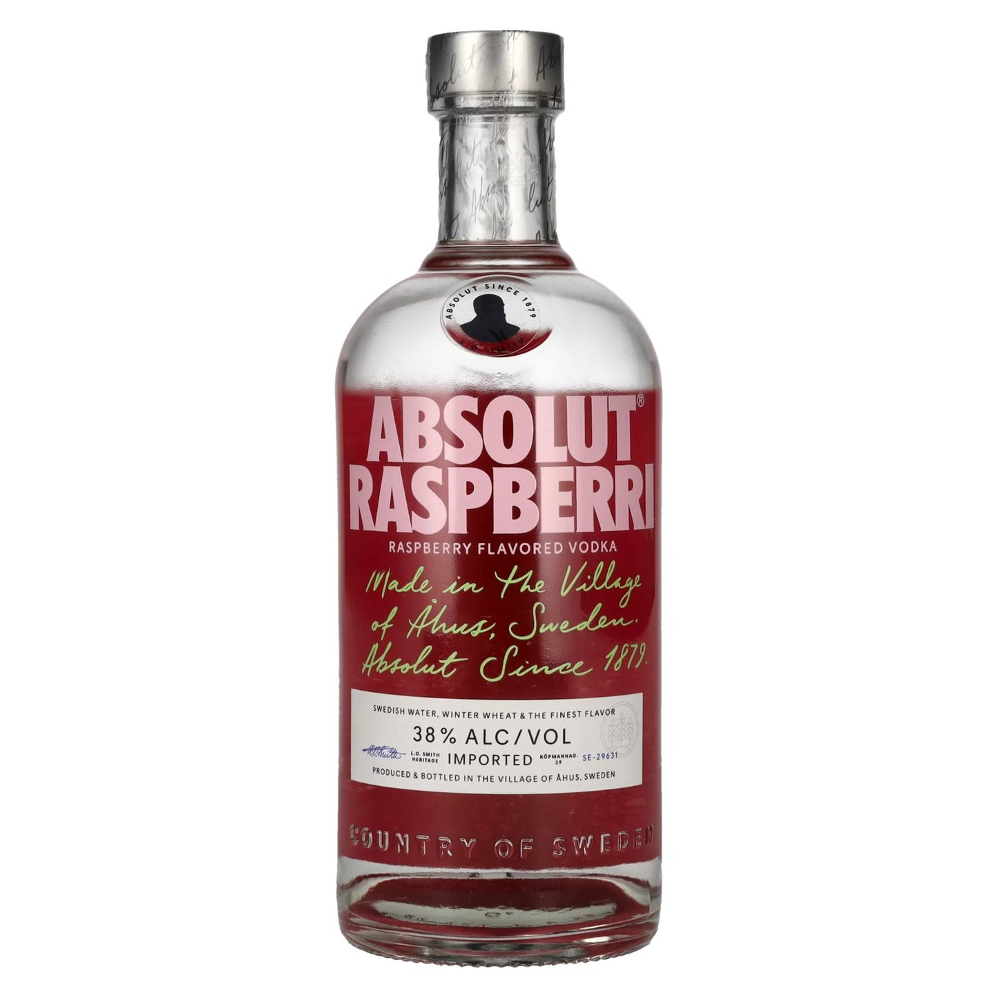 Absolut Vodka Raspberry Case of (6) / 700ml