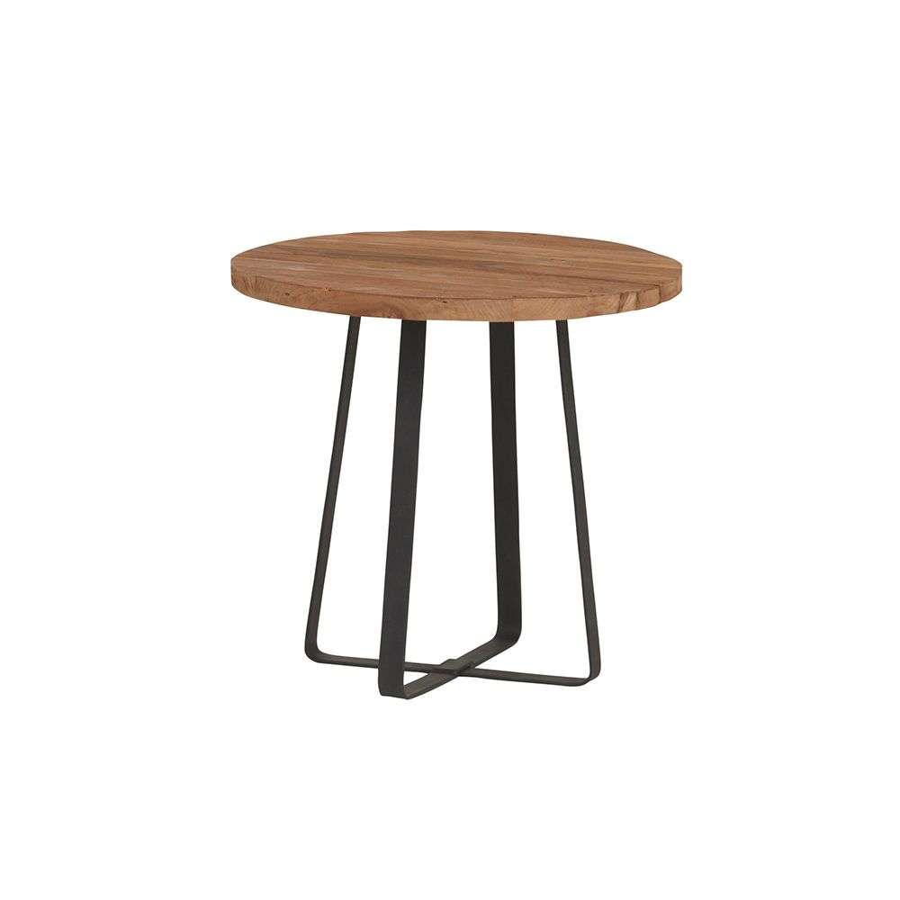 Coffee Table Ø50 - Solid Teak Wood by Strauss
