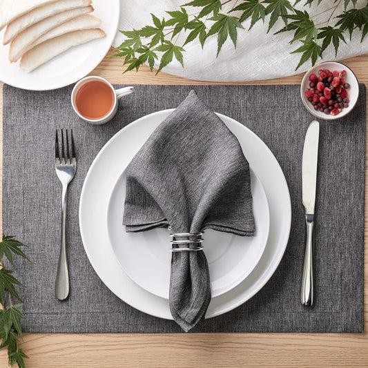 1-Piece Linen Style Thick Place Mats ( 46 x 32 cm )