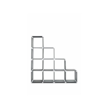 Modular Cube Storage Shelf System (10 racks)-by QuickTec-Germany