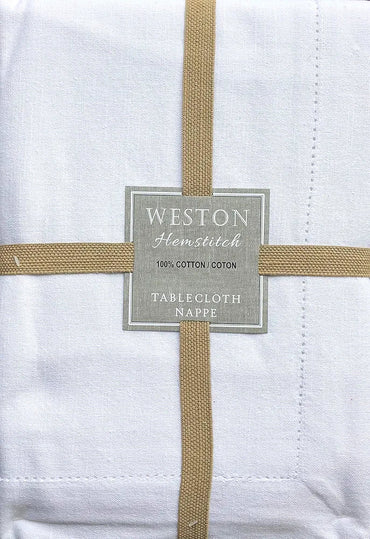 Tablecloth by Weston Hemstitch - 152x300 cm