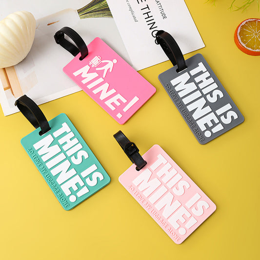 This Is Mine Silicone Travel Luggage Tags