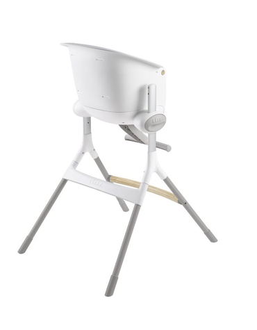 Béaba Up & Down Highchair – White/Grey
