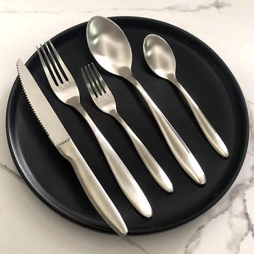 PROUD 5-Pieces Mat Stainless Steel 304 Silverware Tableware Cutlery Set ( 900 )