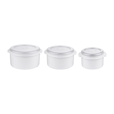 ERNESTO STORAGE BOXES, SET OF 3 (White)