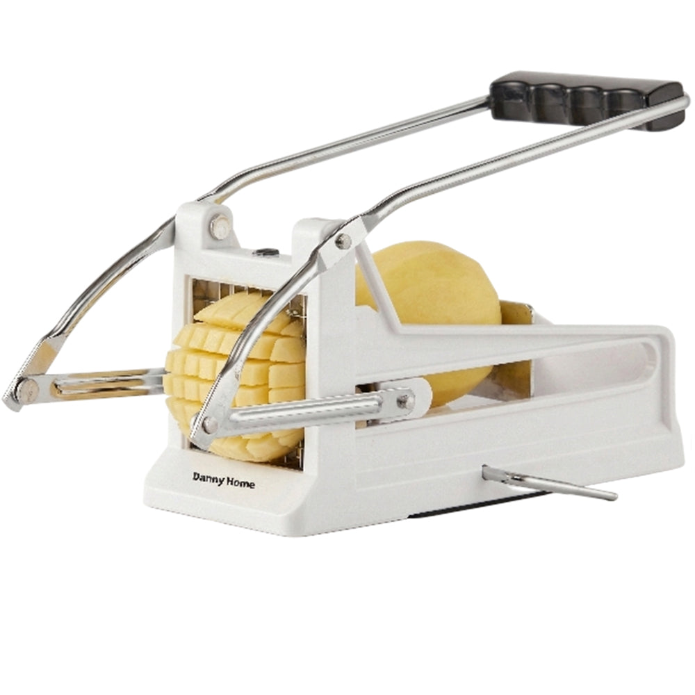 Danny Home Mechanical French Fries Maker Stainless Steel blades 24.4cm