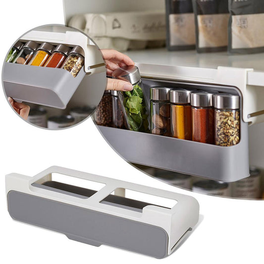 Under-Shelf Spice Rack, Kitchen Organizer