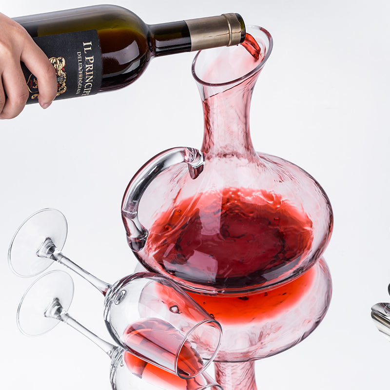 High-Quality Glass Wine Carafe With Handle 1500-ml
