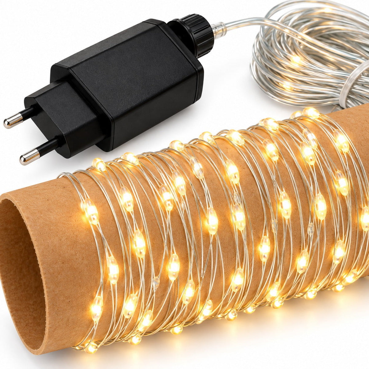 Noël Angel Hair 120 Micro LED Christmas Lights – Warm White, 6 m Description