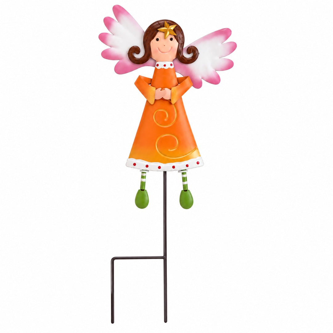 Christmas Angel Metal Garden Stake – Approx. 50 cm