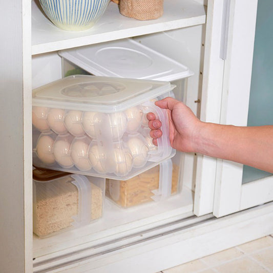 Egg Plastic Food Storage Container Fridge Storage