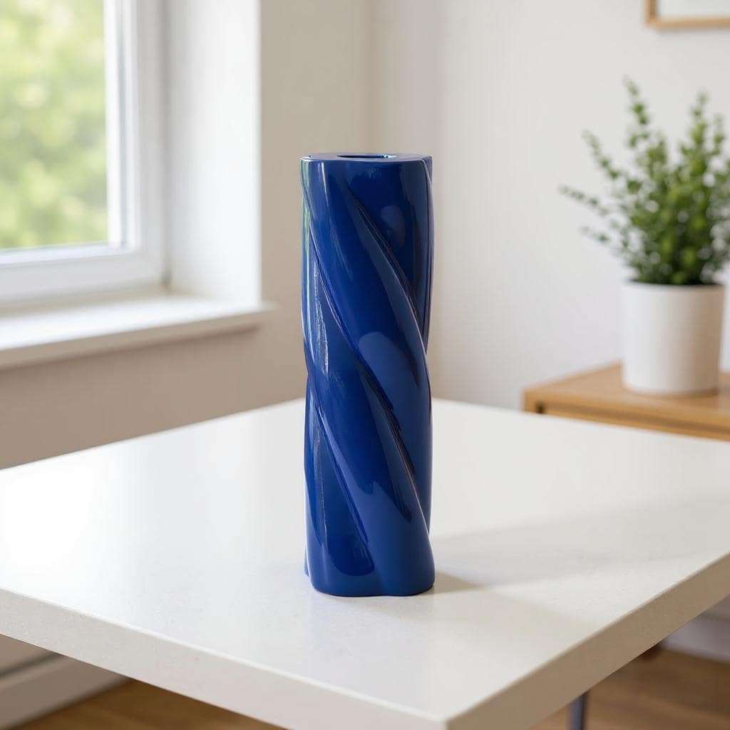 Candle Holder Chuppa Blue -21 cm- by By-Boo