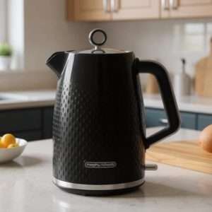 Verve Jug Kettle – Black -1.7L by Morphy Richards