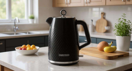 Verve Jug Kettle - Black -1.7L by Morphy Richards