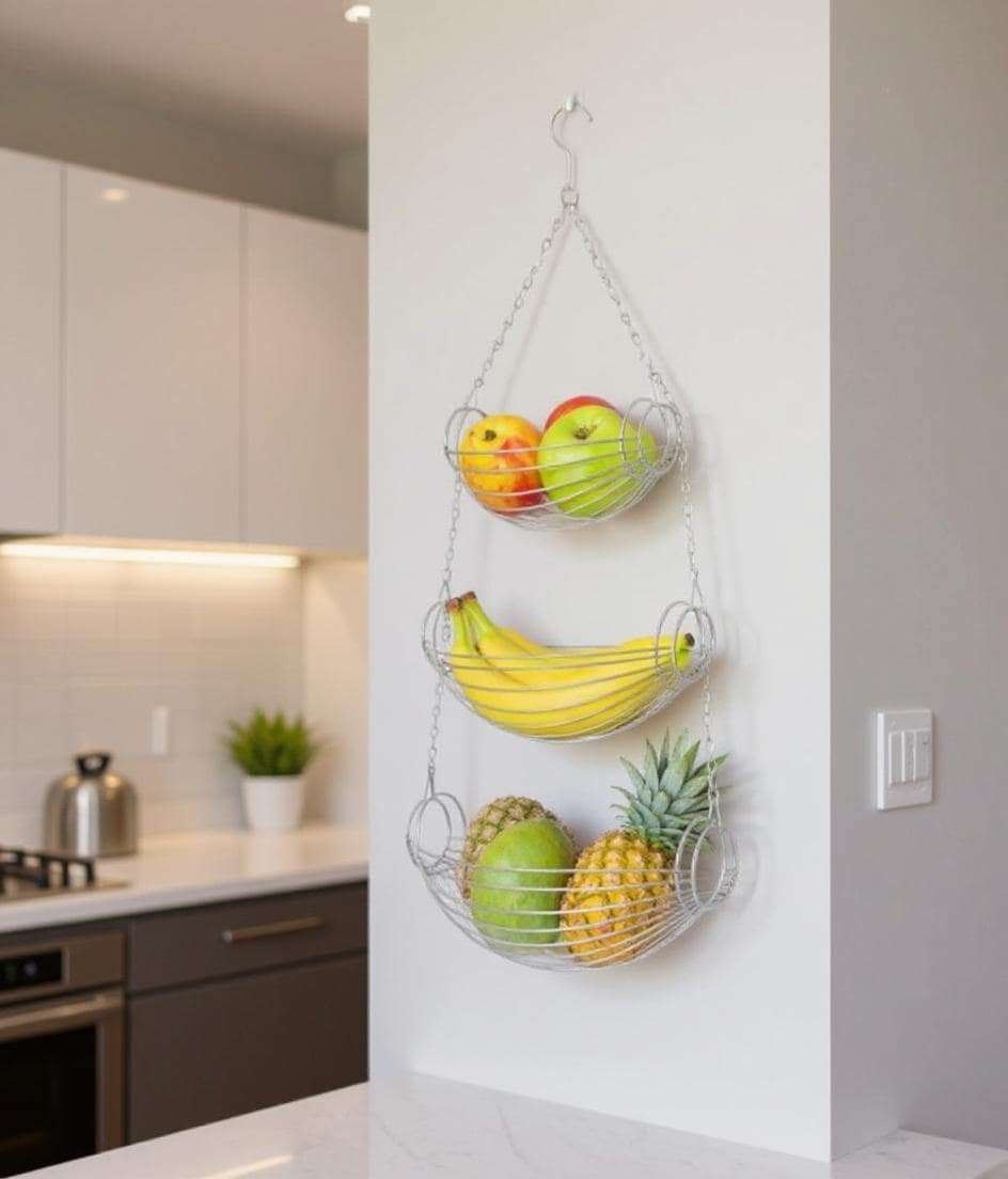 Triago 3-Size Metal Kitchen Shelf by Wenko