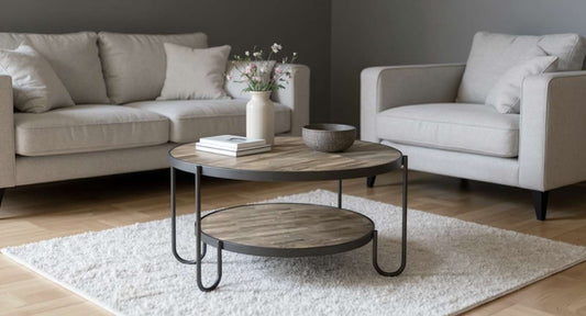 Doppio 2-Level Coffee Table Umbra Grey by MySons