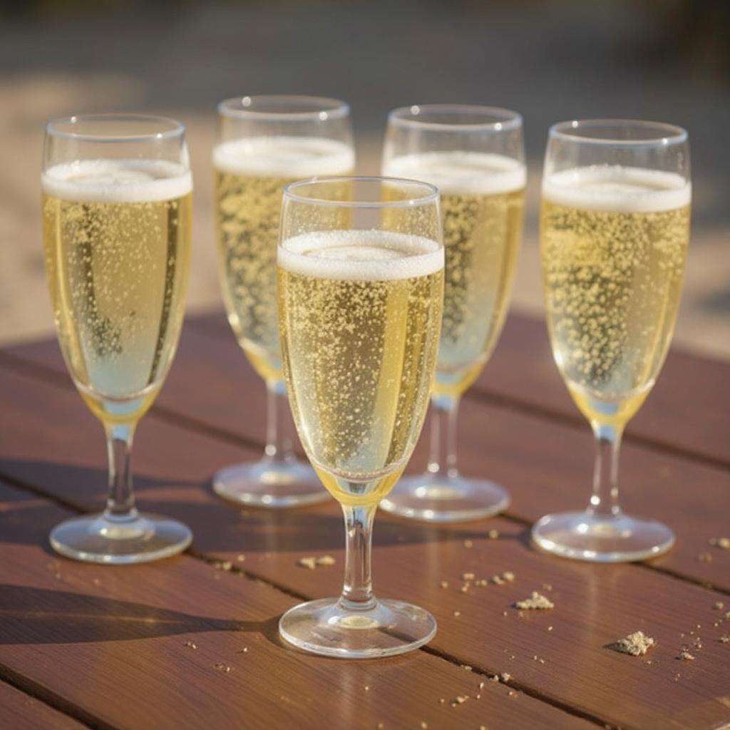 Champagne/Juice Glasses (12 pieces) by Royalty