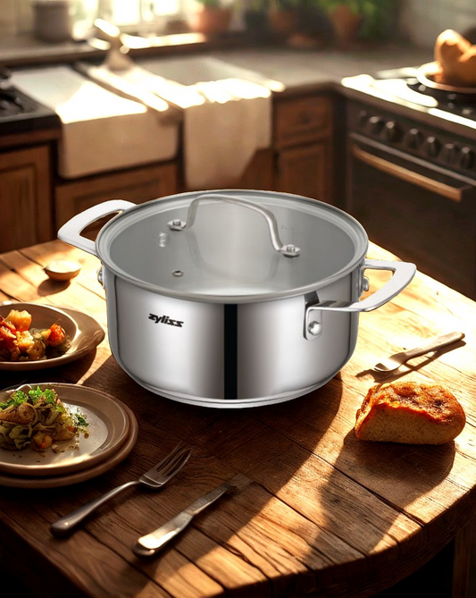 Stainless Steel Casserole Pot with Lid by Zyliss