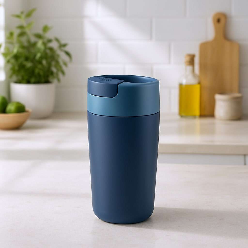Sipp Travel Mug 454ml blue By Joseph Joseph