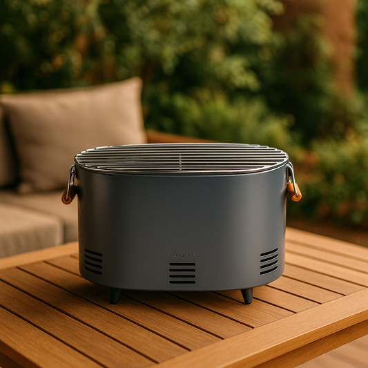 Gusta BBQ Bucket Oval Gray