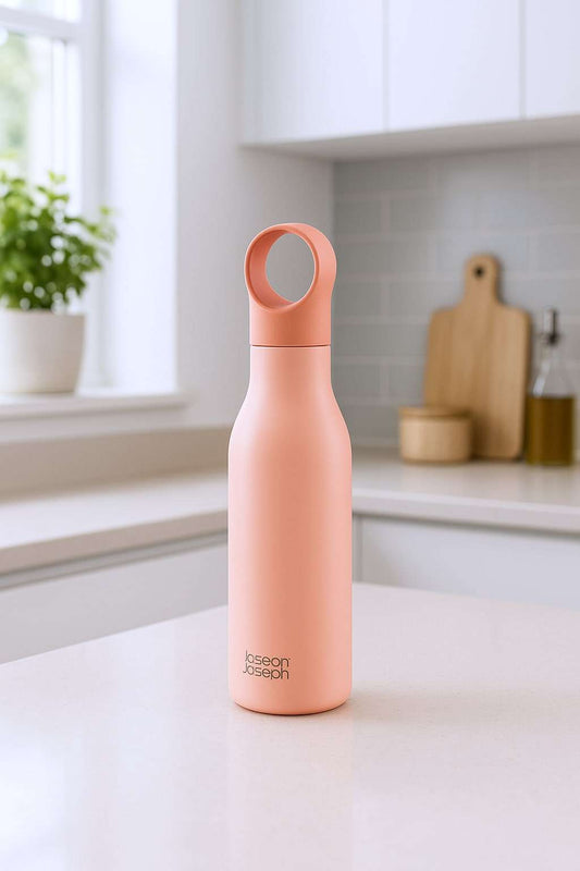 Loop water bottle coral 500 ML By Joseph Joseph
