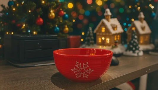 Holiday Elegance-Christmas Bowl
