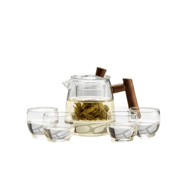 Glass Jug With 4 cups Teapot High Quality Borosilicate