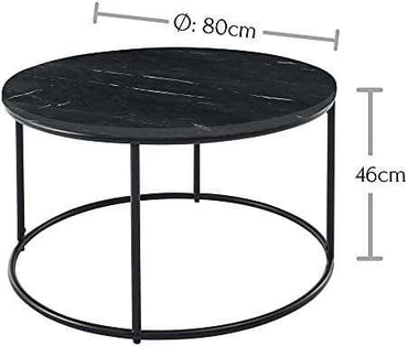 Round Marble Coffee Table by Stella