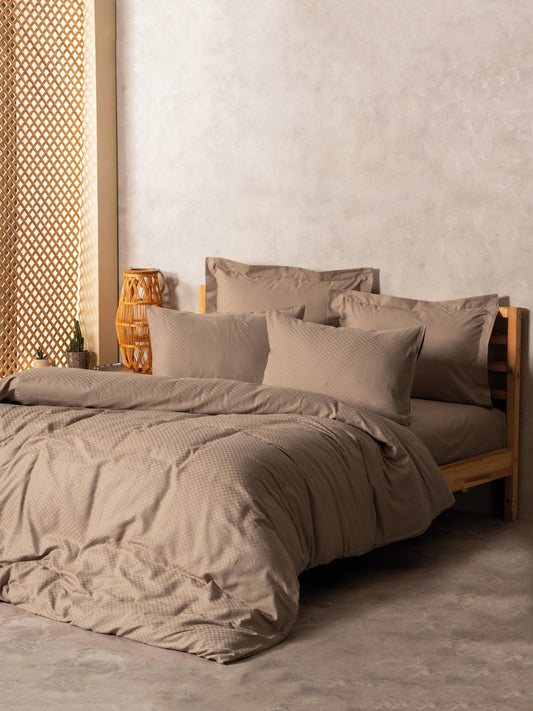 double size Duvet Cover Set PLAIN MINK