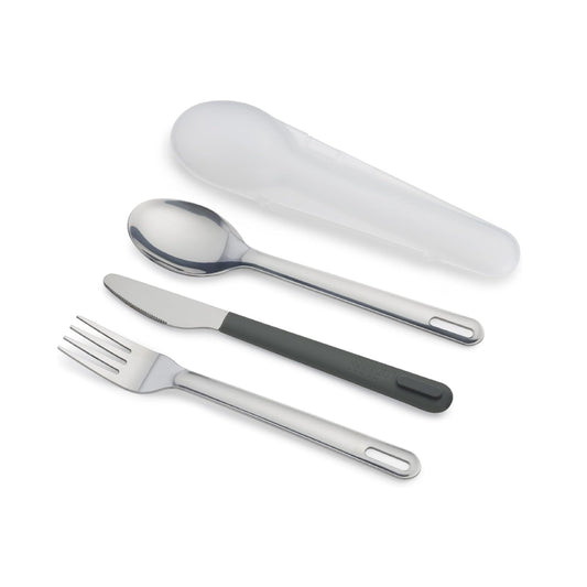 Duo Stainless-Steel Cutlery Set (3 Pieces) By Joseph Joseph