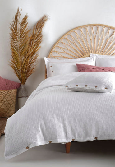 Paradiso Embossed Duvet Cover Set - DOUBLE SIZE