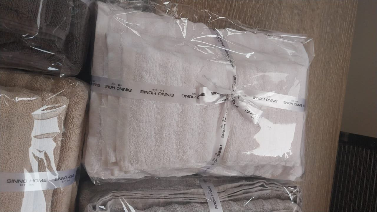 3 Pcs Egyptian Cotton Towel set 600gsm