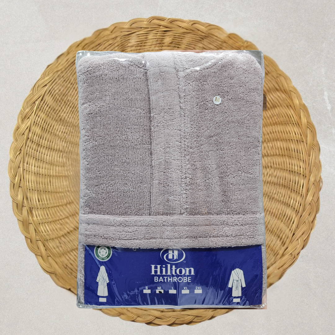 Premium Cotton Hooded Bathrobe