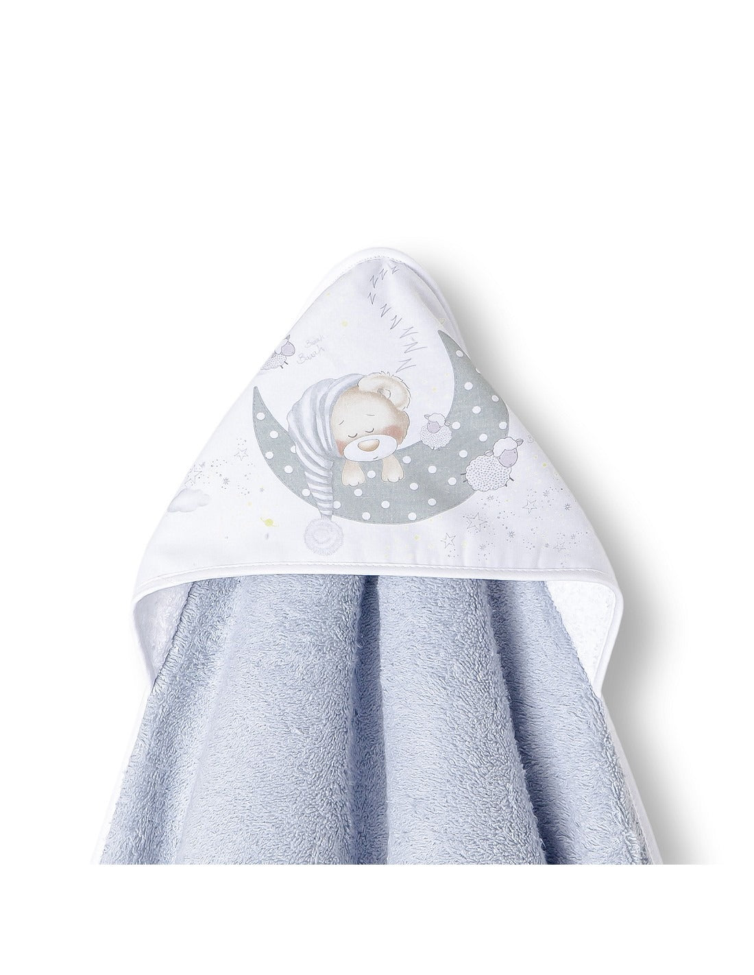 Interbaby Hooded Towel Grey