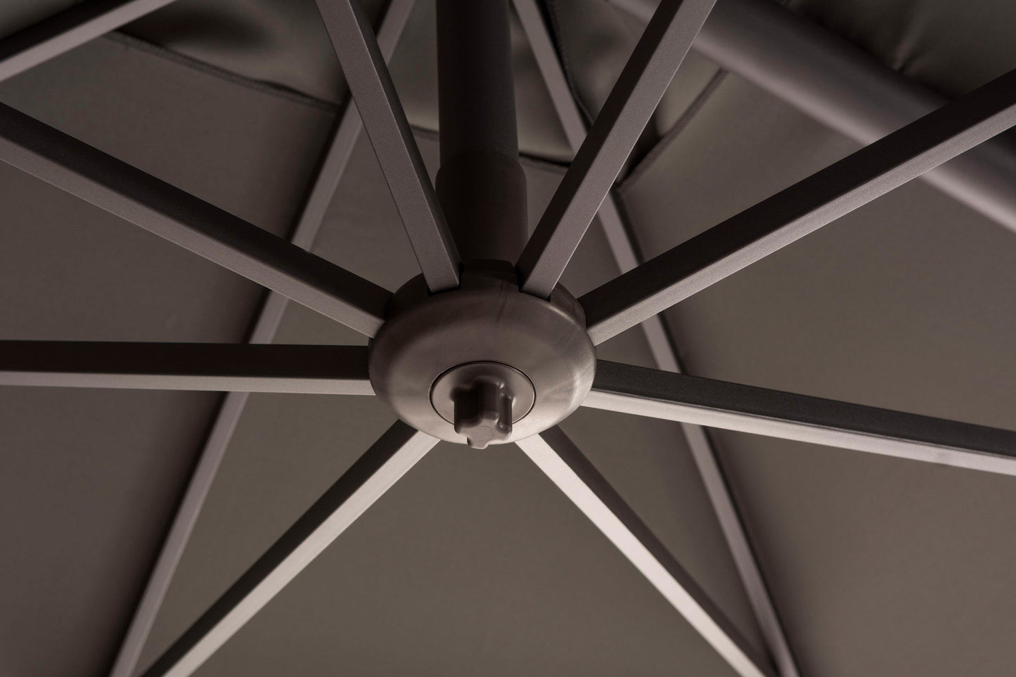 Parasol Roma Black/Anthracite 3x3m