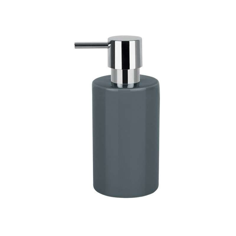 Soap dispenser Ceramic Dark Gray Tube by Spirella
