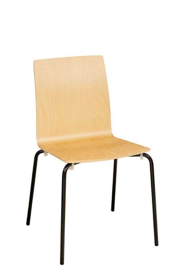 Scandi Minimalist Plywood Dining Chair – Made in Germany
