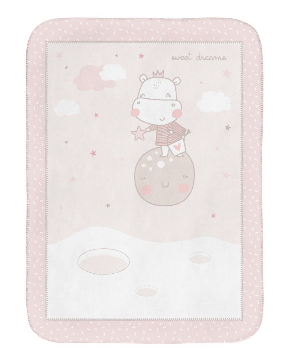 Super soft blanket Hippo Dreams